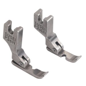 All Steel P36N P36LN Cording Zipper Presser Foot for Singer Brother Juki Babylock Industrial 1-Needle Sewing Machine Accessories (2PCS)
